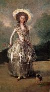 Francisco Goya Marquise of Pontejos oil painting on canvas
